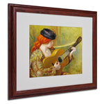 Trademark Fine Art 'Young Spanish Woman' 16" x 20" Wood Frame Art