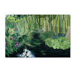Trademark Fine Art Bamboo Garden' 30" x 47" Canvas Art