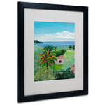 Trademark Fine Art Costa Rican Beach' 16" x 20" Black Frame Art