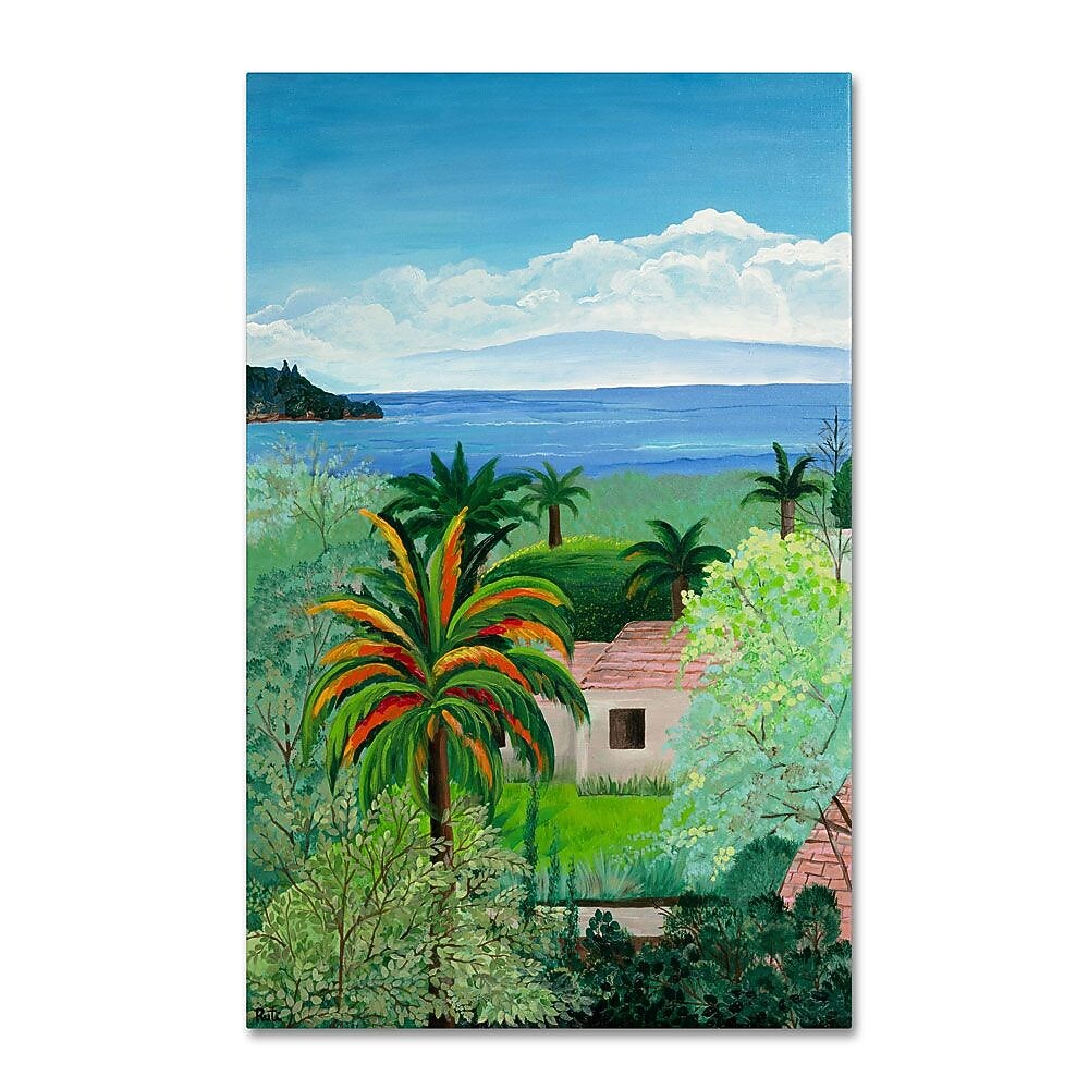 Trademark Fine Art Costa Rican Beach' 16" x 24" Canvas Art