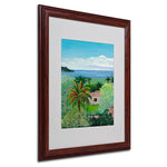 Trademark Fine Art Costa Rican Beach' 16" x 20" Wood Frame Art