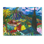 Trademark Fine Art House By the Mountain' 18" x 24" Canvas Art
