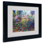 Trademark Fine Art 'Garden In Maui II' 11" x 14" Black Frame Art