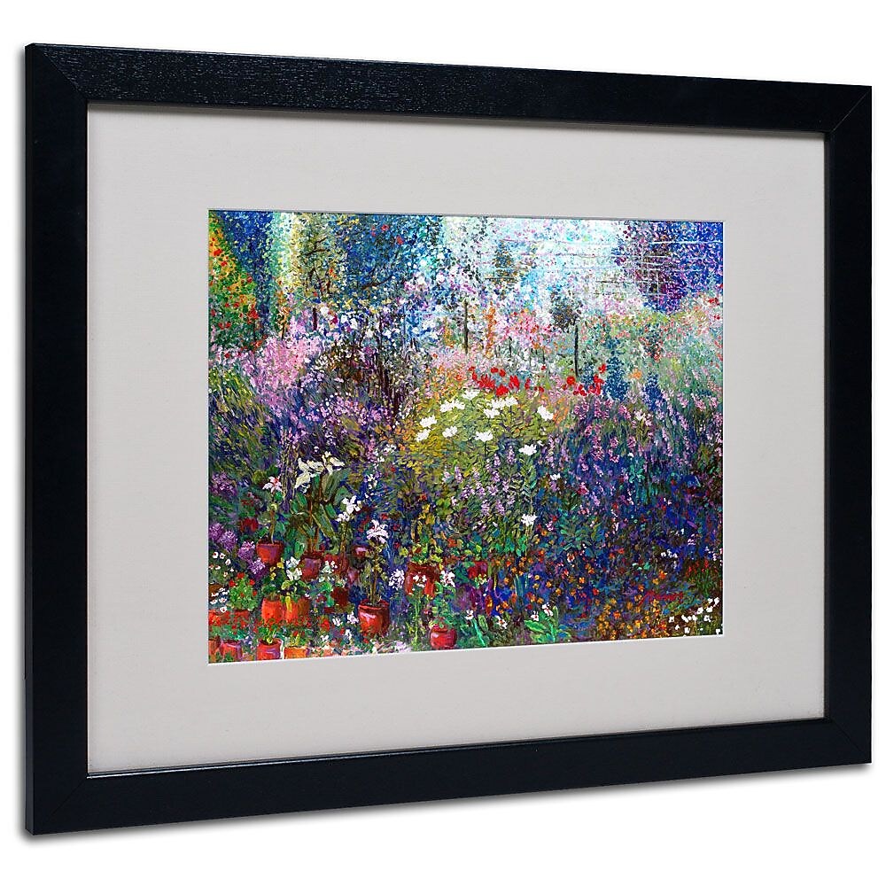 Trademark Fine Art 'Garden In Maui II' 16" x 20" Black Frame Art