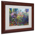 Trademark Fine Art 'Garden In Maui II' 11" x 14" Wood Frame Art