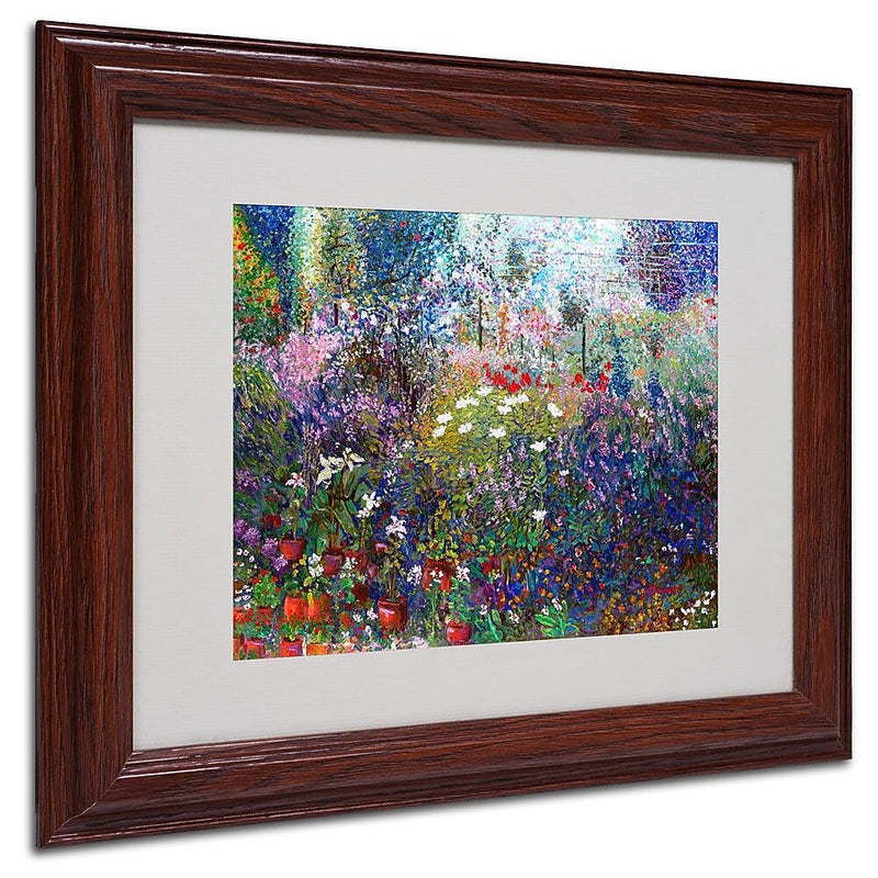 Trademark Fine Art 'Garden In Maui II' 11" x 14" Wood Frame Art