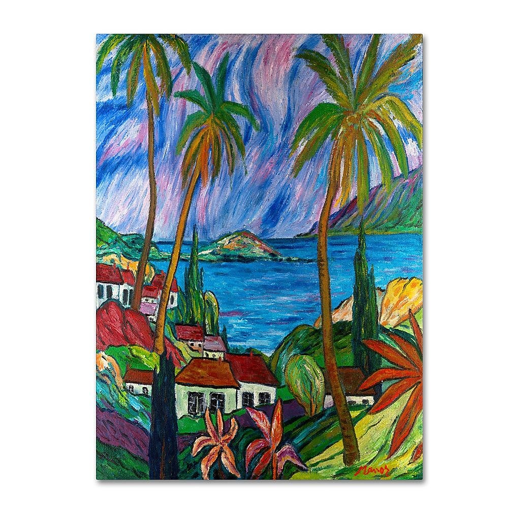 Trademark Fine Art 'Tropical Paradise' 24" x 32" Canvas Art