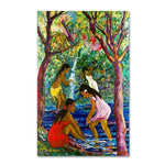 Trademark Fine Art 'Four Girls In Maui' 16" x 24" Canvas Art