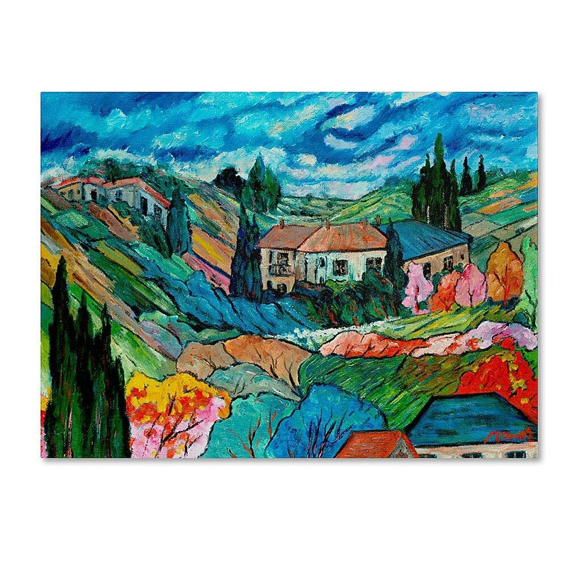 Trademark Fine Art 'Valley House' 18" x 24" Canvas Art