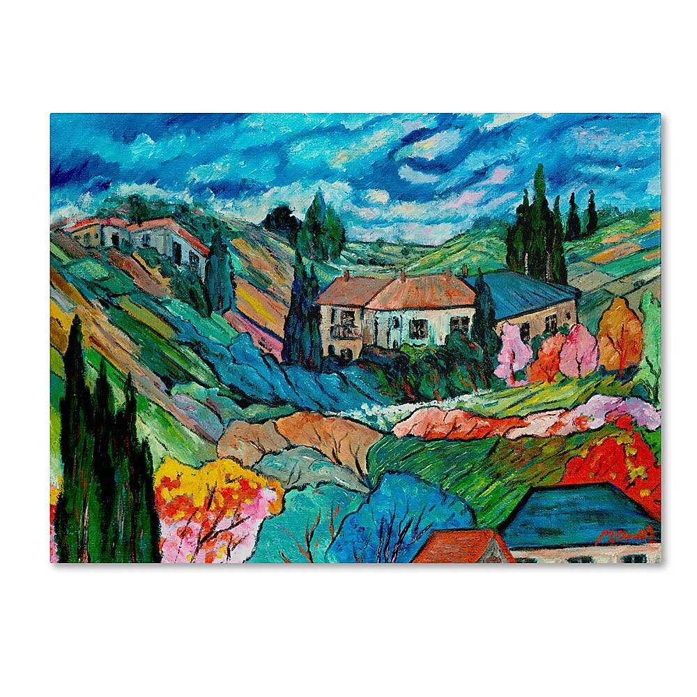 Trademark Fine Art 'Valley House' 14" x 19" Canvas Art