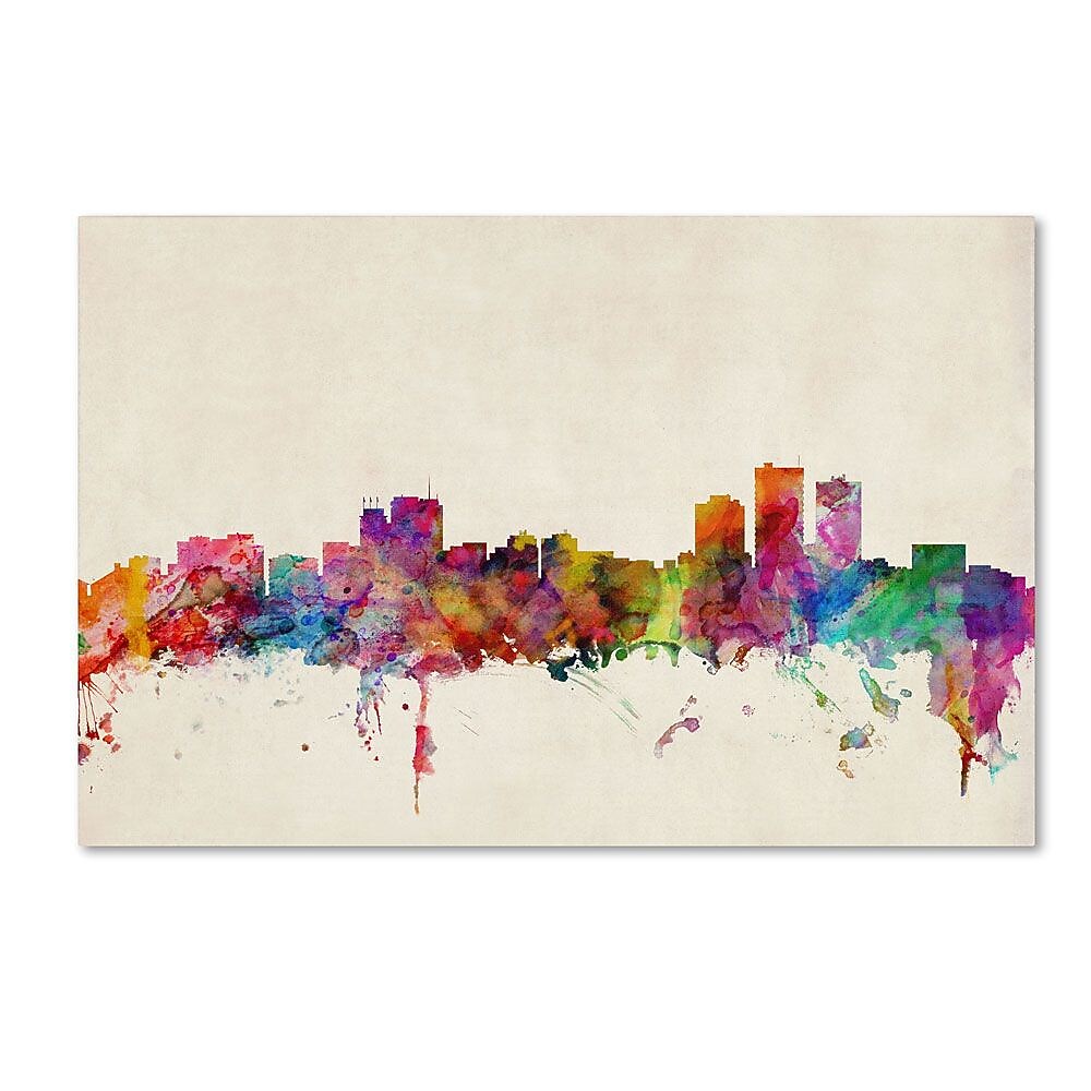 Trademark Fine Art 'Anchorage, Alaska' 22" x 32" Canvas Art
