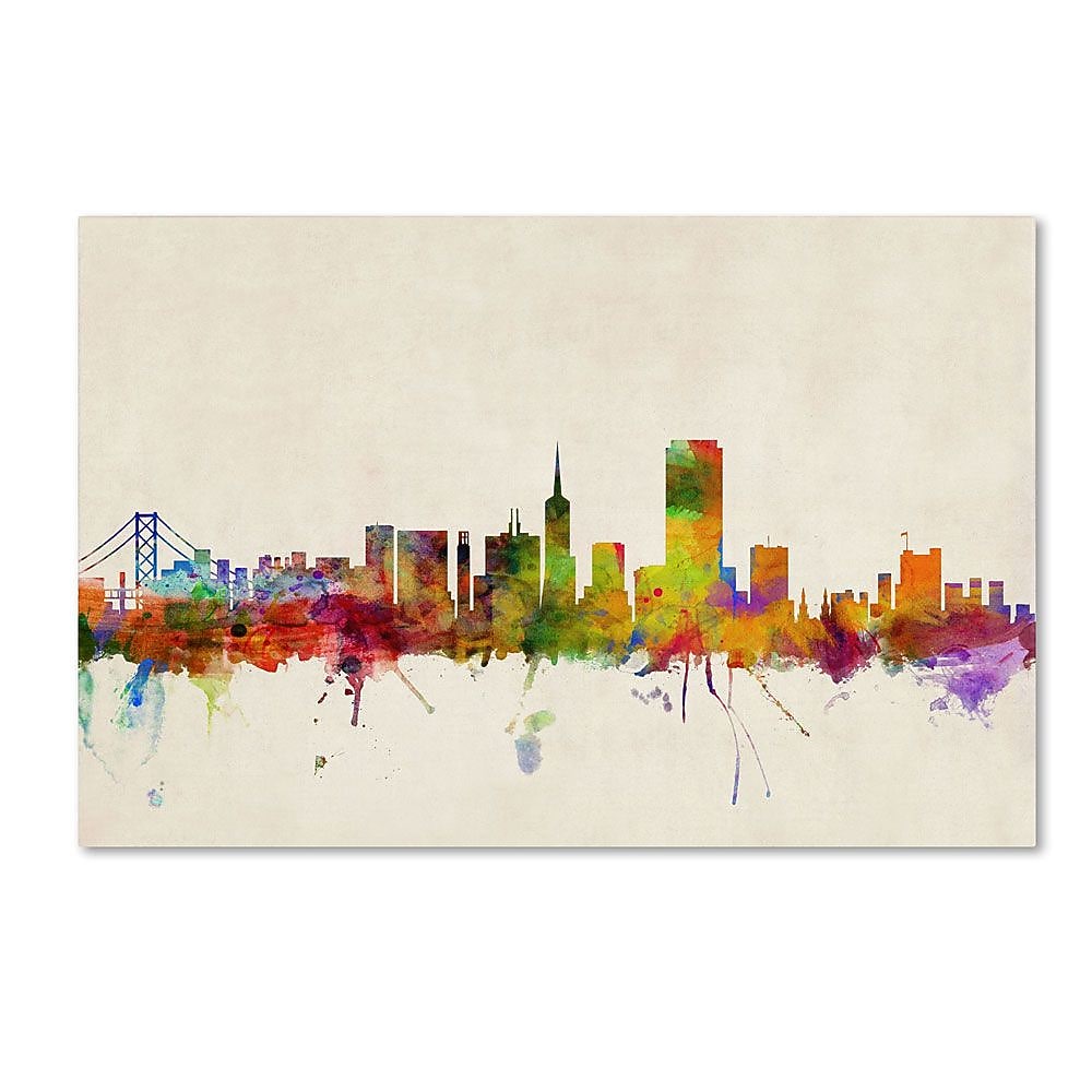 Trademark Fine Art 'San Francisco, California' 22" x 32" Canvas Art