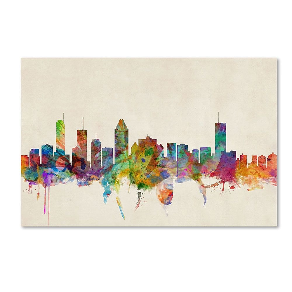 Trademark Fine Art 'Montreal, Canada' 16" x 24" Canvas Art