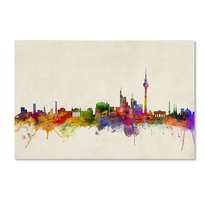 Trademark Fine Art 'Berlin, Germany' 22" x 32" Canvas Art