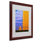 Trademark Fine Art 'America' 16" x 20" Wood Frame Art