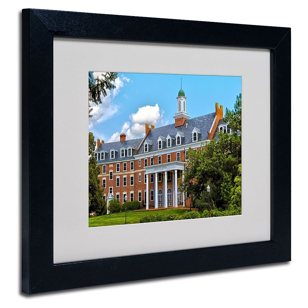 Trademark Fine Art 'Graduate School' 11" x 14" Black Frame Art