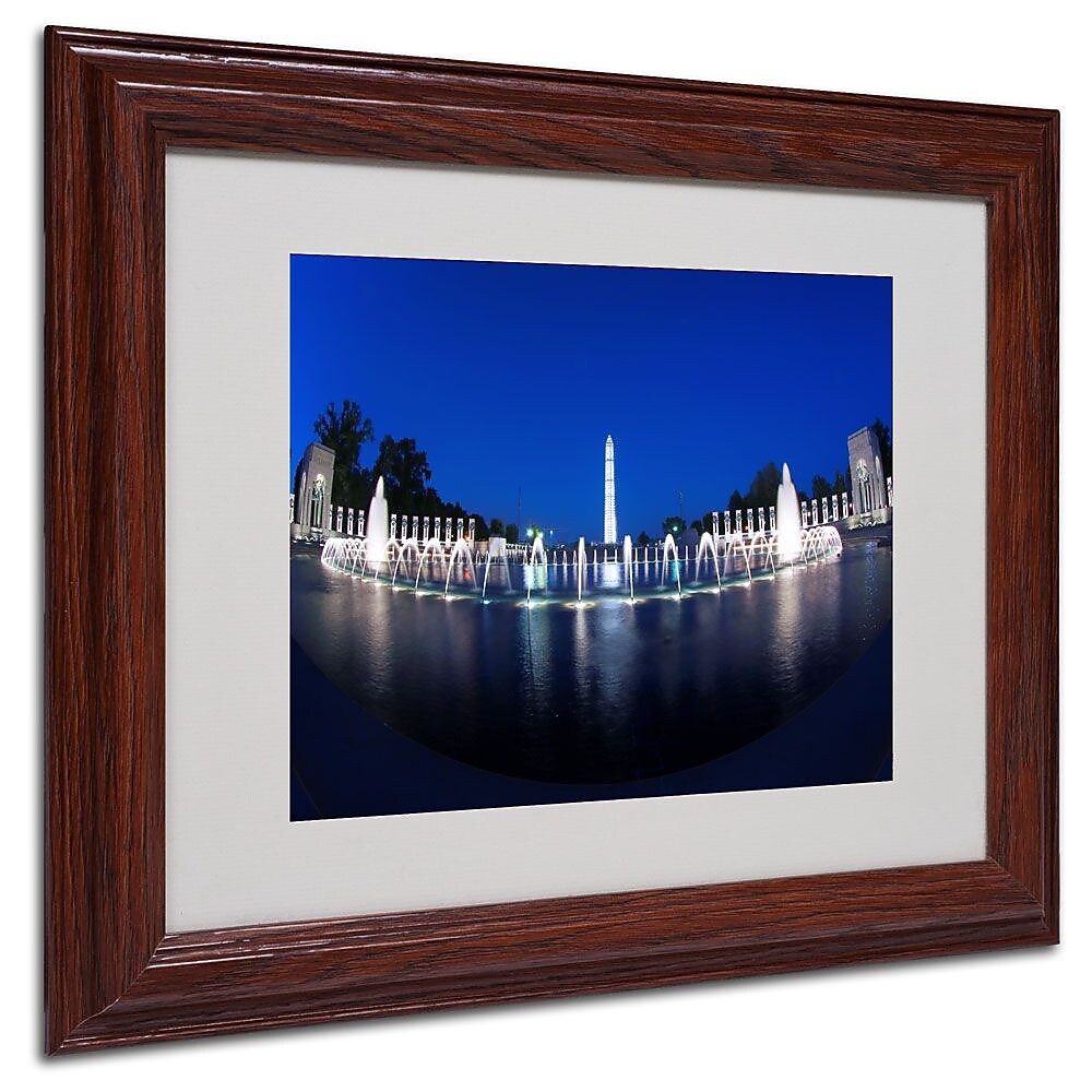 Trademark Fine Art 'Twilight' 11" x 14" Wood Frame Art