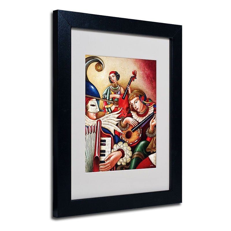 Trademark Fine Art 'Inspiriacion' 11" x 14" Wood Frame Art