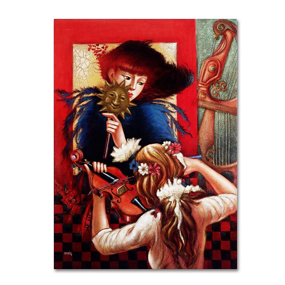 Trademark Fine Art 'Window Music' 18" x 24" Canvas Art