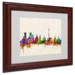 Trademark Fine Art 'Moscow, Russia' 11" x 14" Wood Frame Art