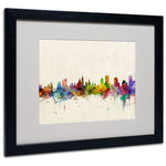 Trademark Fine Art 'Ottawa, Canada' 16" x 20" Black Frame Art