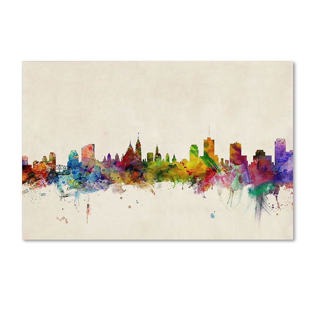 Trademark Fine Art 'Ottawa, Canada' 30" x 47" Canvas Art