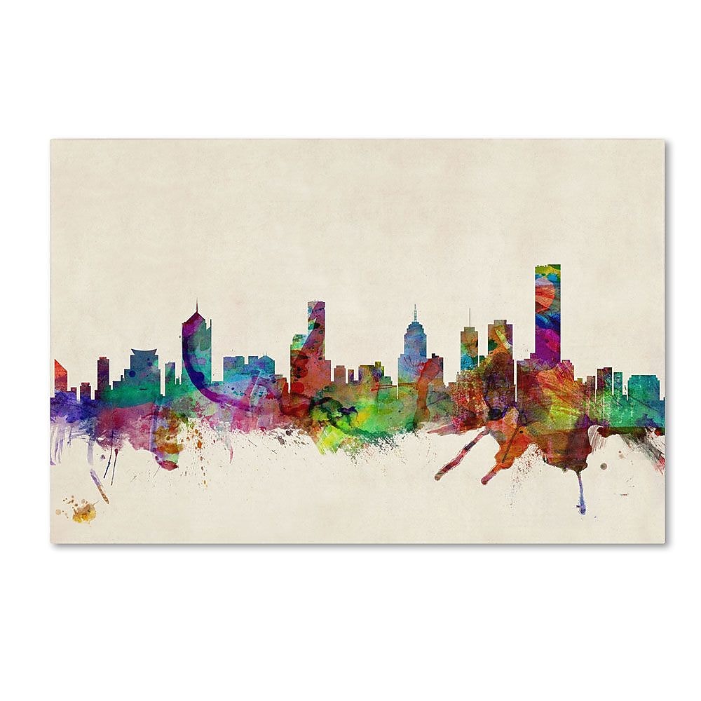 Trademark Fine Art 'Melbourne, Canada' 22" x 32" Canvas Art