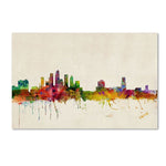 Trademark Fine Art 'Tampa, Florida' 16" x 24" Canvas Art