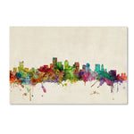 Trademark Fine Art 'Boston, Massachusetts' 22" x 32" Canvas Art