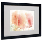 Trademark Fine Art 'Coral Composition' 16" x 20" Black Frame Art
