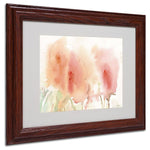 Trademark Fine Art 'Coral Composition' 11" x 14" Wood Frame Art