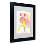 Trademark Fine Art 'Bouquet Impressions' 11" x 14" Black Frame Art