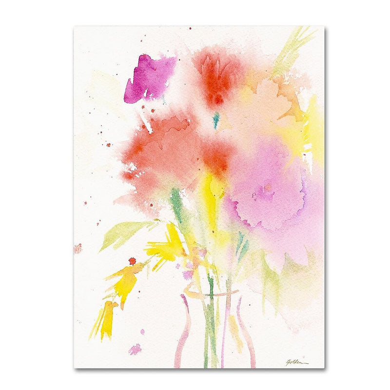 Trademark Fine Art 'Bouquet Impressions' 35" x 47" Canvas Art