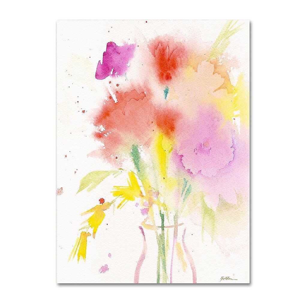 Trademark Fine Art 'Bouquet Impressions' 18" x 24" Canvas Art
