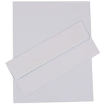 JAM Paper® #10 Business Stationery Set, 4.125 x 9.5, Baby Blue, 50/Pack (303024445)