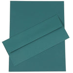 JAM Paper® #10 Business Stationery Set, 4.125 x 9.5, Teal, 50/Pack (303024454)