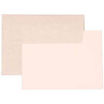 JAM Paper® Blank Greeting Cards Set, A7 Size, 5.25 x 7.25, Parchment Blue Recycled, 25/Pack (304624548)