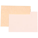 JAM Paper® Blank Greeting Cards Set, 4Bar A1 Size, 3.625 x 5.125, Parchment Natural Recycled, 25/Pack (304624557)