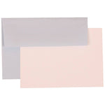 JAM Paper® Blank Greeting Cards Set, 4Bar A1 Size, 3.625 x 5.125, Baby Blue, 25/Pack (304624577)