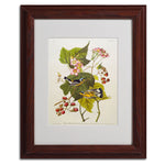 Trademark Fine Art 'Black and Yellow Warbler' 11" x 14" Wood Frame Art
