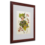 Trademark Fine Art 'Black and Yellow Warbler' 16" x 20" Wood Frame Art