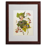 Trademark Fine Art 'Black and Yellow Warbler' 16" x 20" Wood Frame Art