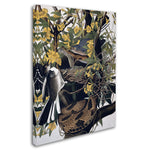 Trademark Fine Art 'Mocking Birds and Snake' 35" x 47" Canvas Art