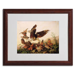 Trademark Fine Art 'Red-Shouldered Hawk' 16" x 20" Wood Frame Art