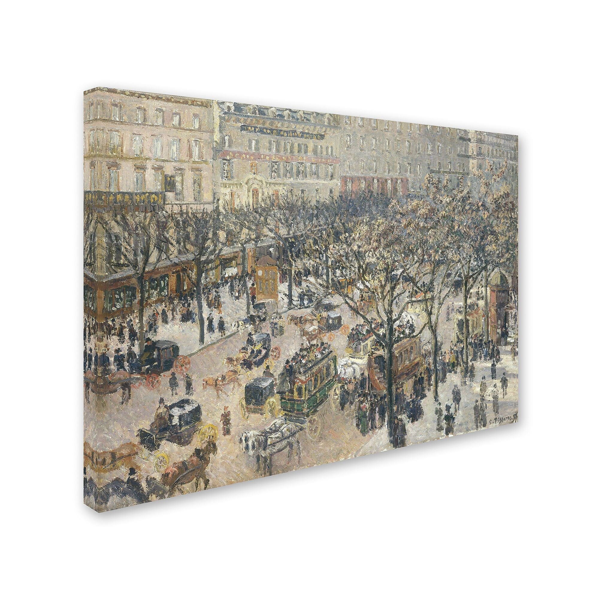 Trademark Fine Art 'Boulevard des Italiens 1897' 35" x 47" Canvas Art
