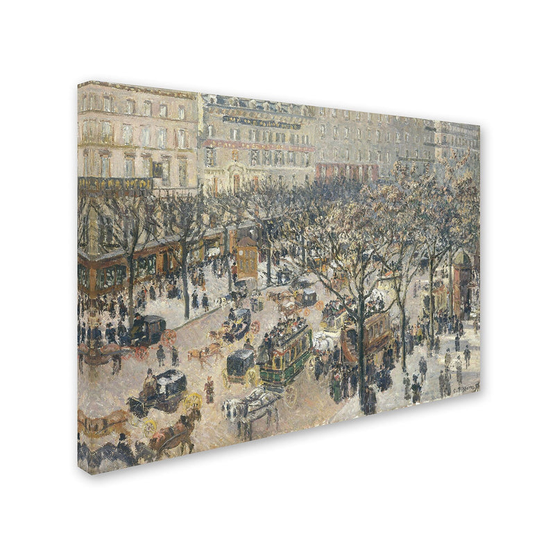 Trademark Fine Art 'Boulevard des Italiens 1897' 35" x 47" Canvas Art