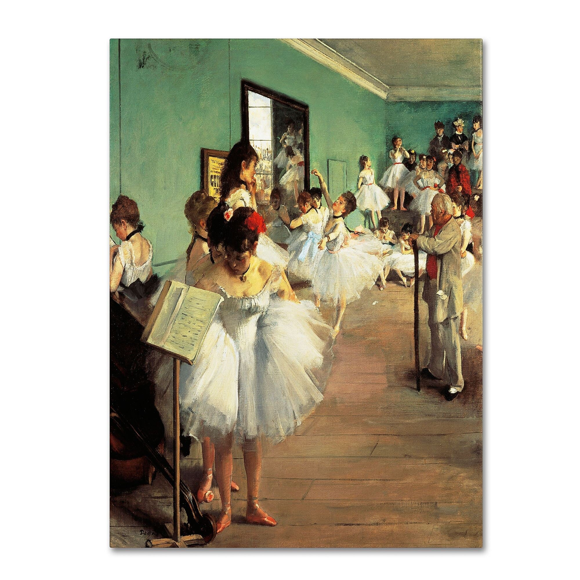 Trademark Fine Art 'Dance Examination 1873-74' 35" x 47" Canvas Art