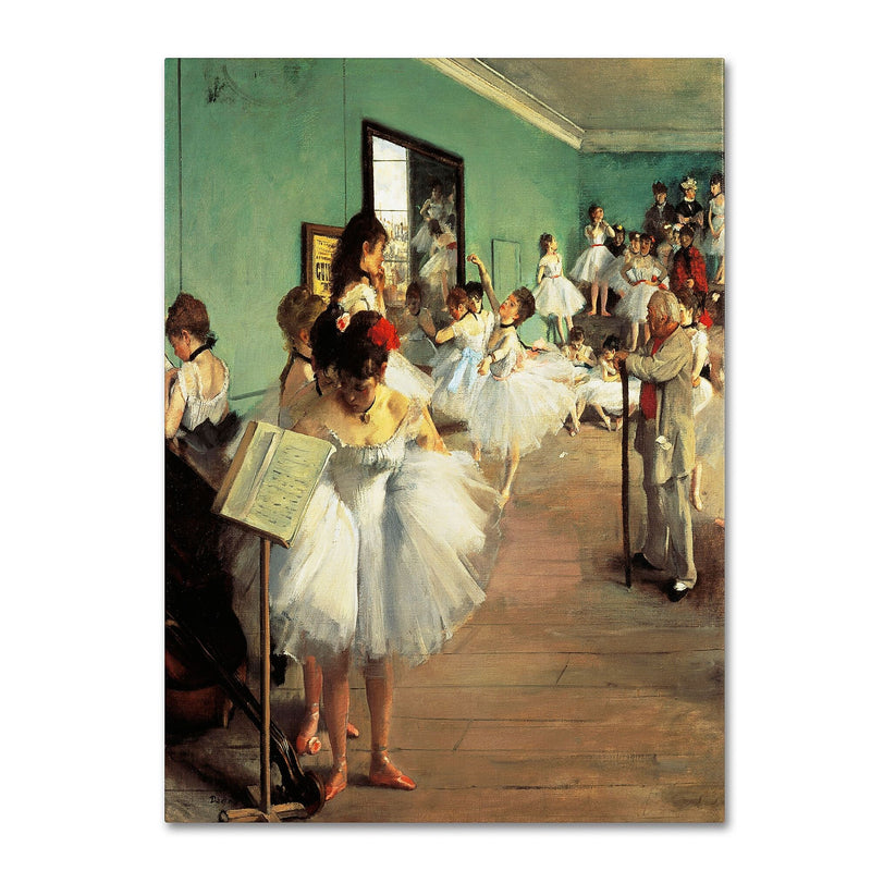 Trademark Fine Art 'Dance Examination 1873-74' 35" x 47" Canvas Art