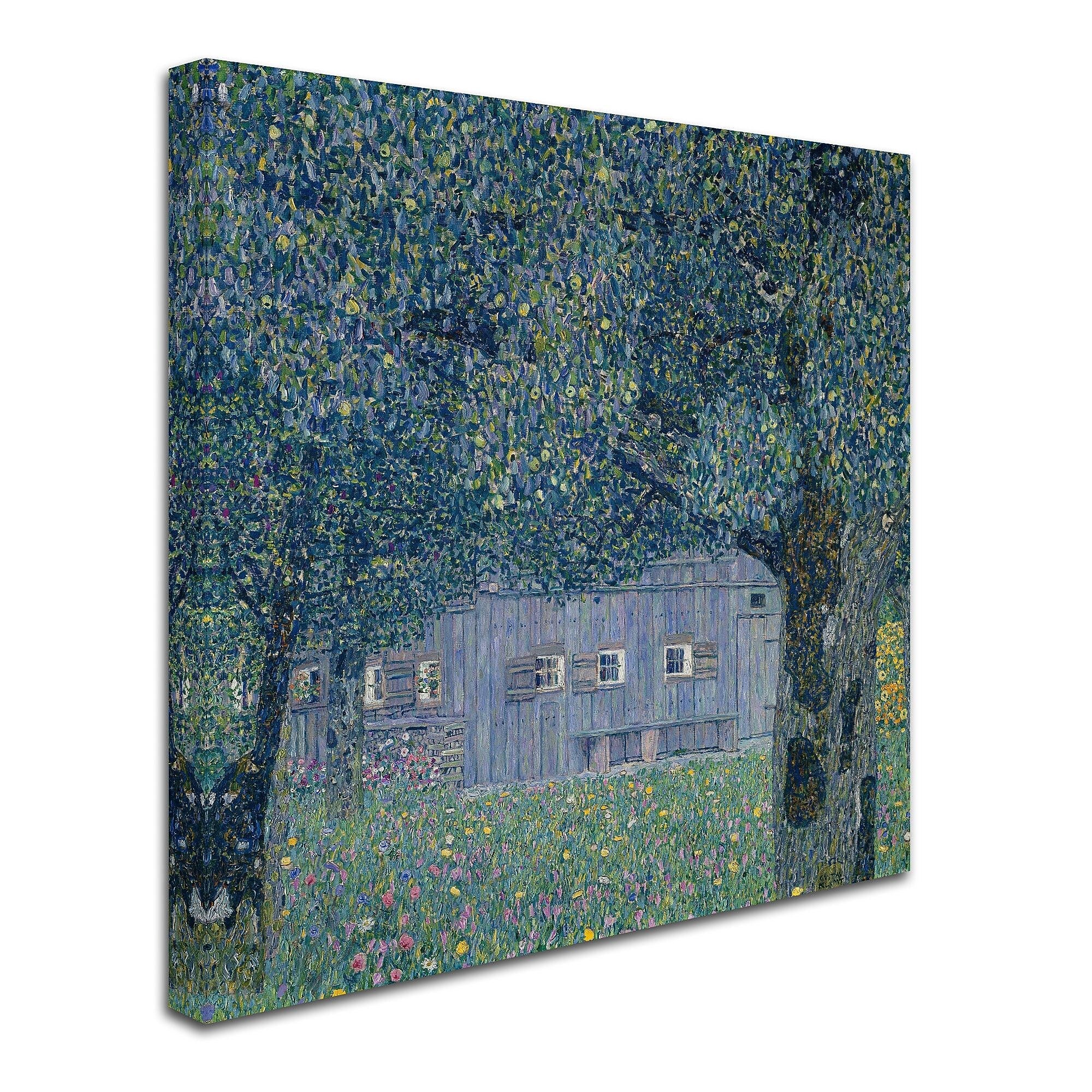 Trademark Fine Art 'Farmhouse In Upper Austria' 24" x 24" Canvas Art