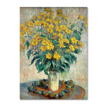 Trademark Fine Art 'Jerusalem Artichoke Flowers' 14" x 19" Canvas Art